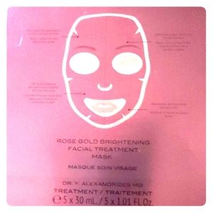RoseGold brighting facial treatment mask